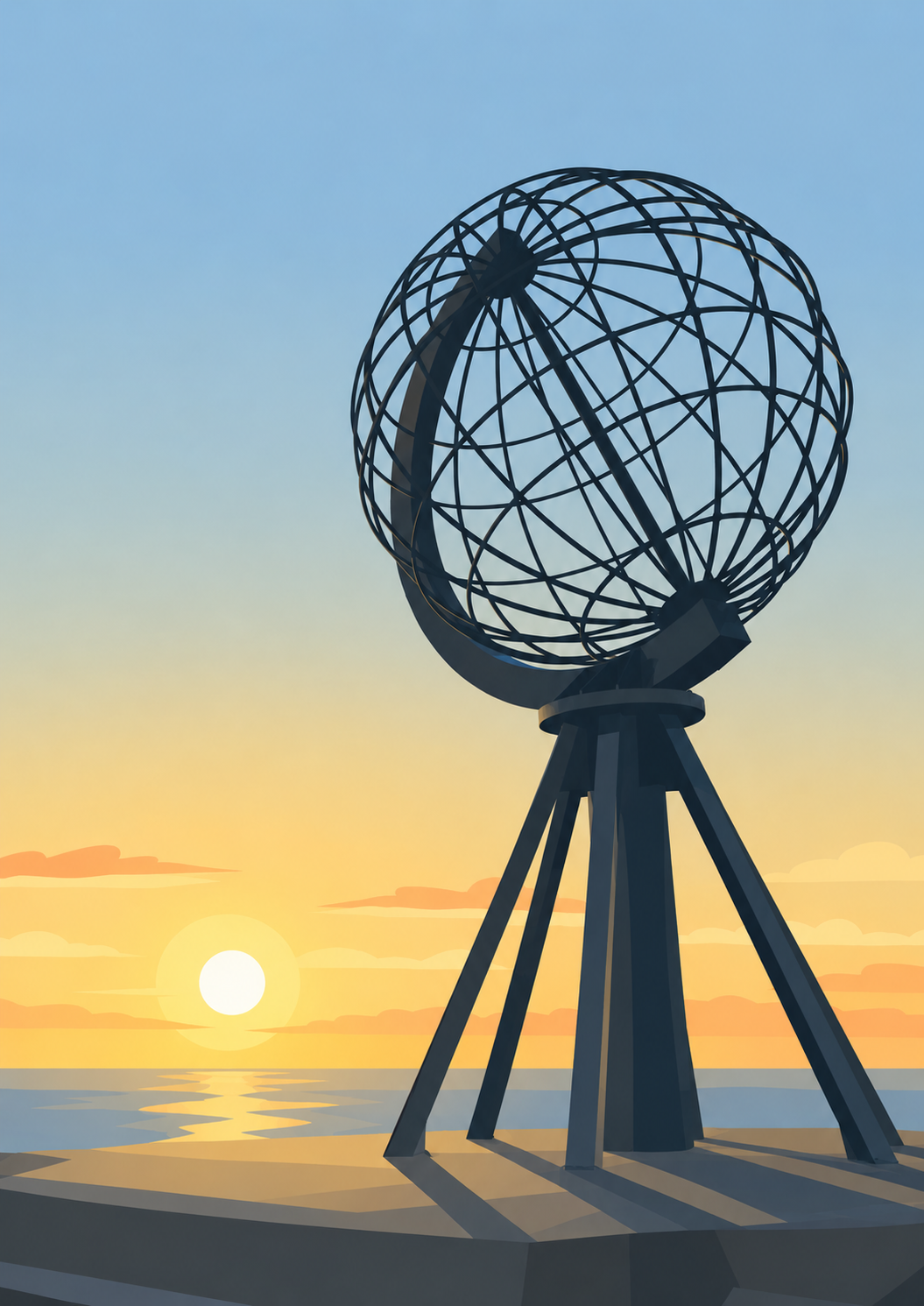 Nordkap Illustration